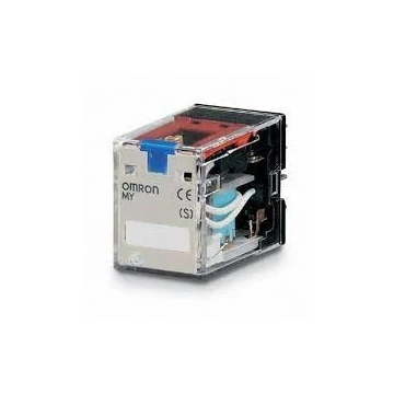 OMRON RELÉ MY4IN-GS DC 24V LED+TESZT