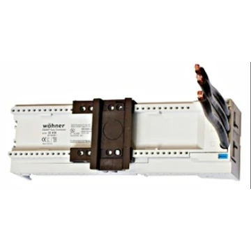 Sínadapter, EEC 63A, 10mm2 vezetékkel, 63x200mm, 1xTS35 sín