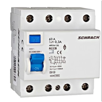 FIRELÉ SCHRACK 4p 63A 300mA "A" (bal nulla!)
