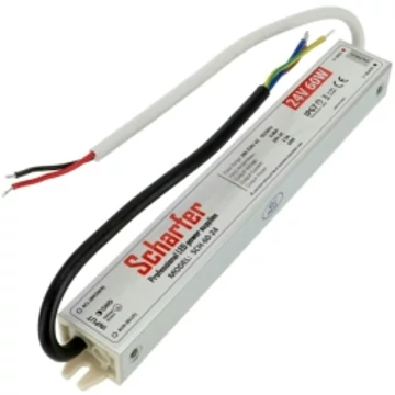 LED TÁPEGYSÉG  24V DC   60W IP67 SCHARFER