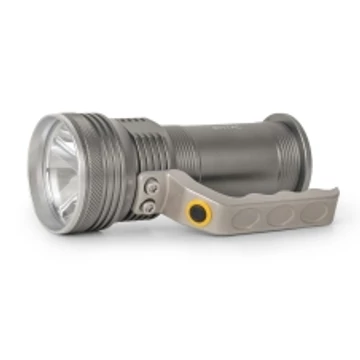 ZSEBLÁMPA ENTAC 5W ALU T6  IP65 2x18650 és fali töltő tartozék