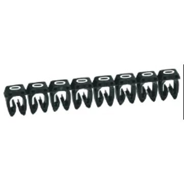 KÁBELJELÖLŐ CAB3  1,5  " 0 " FEKETE