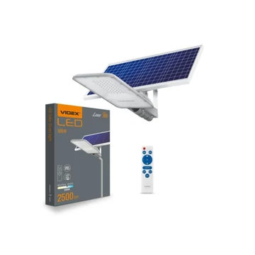 LED UTCAI LÁMPA NAPELEMMEL! 100W 5000K IP65 SOLAR KOMPLETT