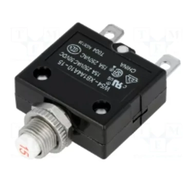 HŐKIOLDÓ BEÉPÍTHETŐ 15A 230VAC  50VDC  11,2mm-es furatba