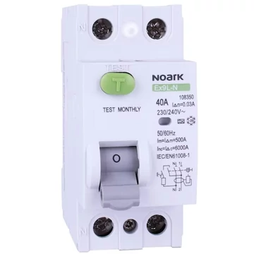 FIRELÉ NOARK 2P 40A  30mA  "A"  6kA