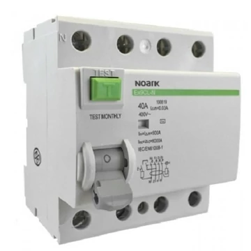 FIRELÉ NOARK 4P 40A  30mA  "A"  6kA