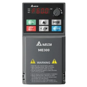 FREKV.VÁLTÓ DELTA 1FÁZIS 1,5kW (szűrő nélkül) STO funkció, PID, fékcsopper