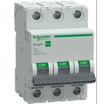EASY9 PRO 3p C  20A Kismegszakító 6kA