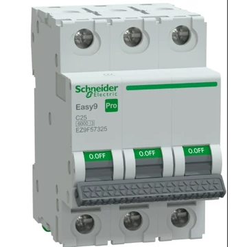 EASY9 PRO 3p C  25A Kismegszakító 6kA