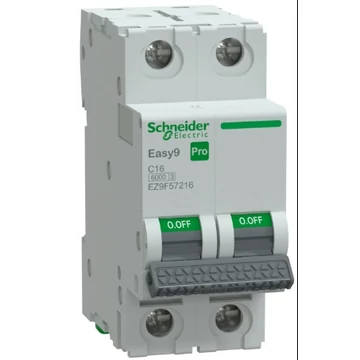 EASY9 PRO 2pólus   C 16A Kismegszakító 6kA