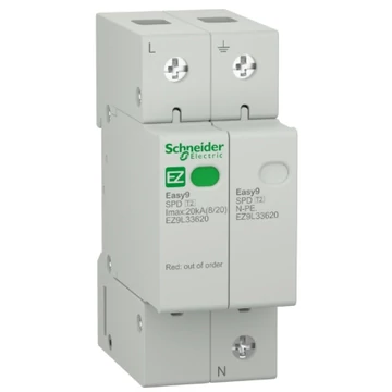 TÚLFESZ.LEV. AC 2pólus "C"   EASY9 PRO (Schneider)