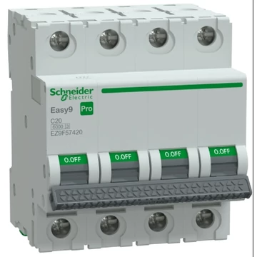 EASY9 PRO 4p C  20A Kismegszakító 6kA