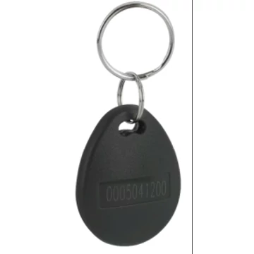 KAPUTELEFONHOZ KÁRTYA (RFID 125kHz) KULCSTARTÓS - FEKETE