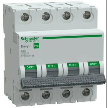 EASY9 PRO 4p C  16A Kismegszakító 6kA