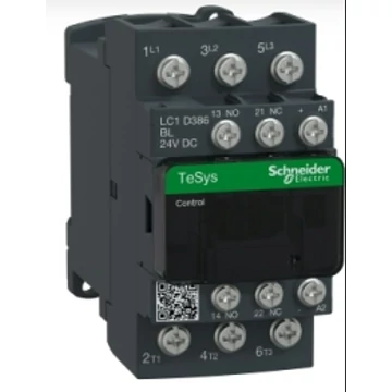 LC1D386BL MÁGNESKAPCSOLÓ 18,5kW DC 24V! SARUS - Alacsony fogyasztású!