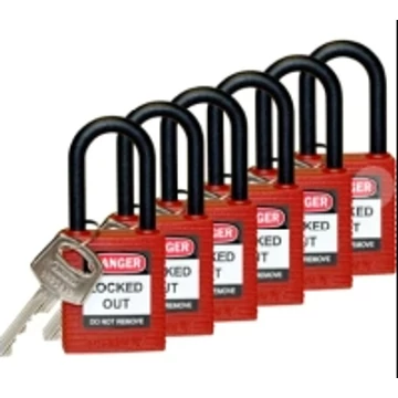 KIZÁRÓ LAKAT ACÉL KENGYELLEL (38mm) 6db-os készlet (LOTO)