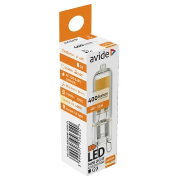 LEDES TŰLÁBAS 230V G9 4W COB LED 4000K