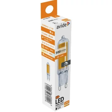 LEDES TŰLÁBAS 230V G9 5W COB LED DIMM.  4000K