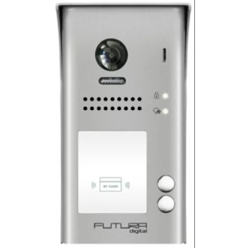 KAPUTELEFON KÜLTÉRI 2 lakásos,FALI  (színes 170° kamera, NFC) FUTURA