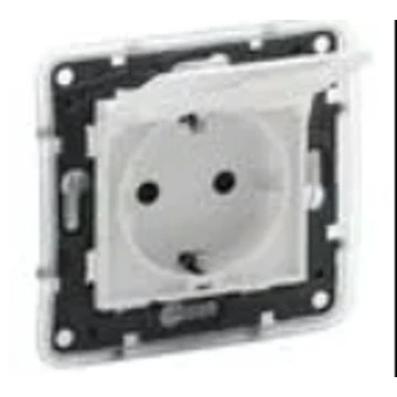 NILOÉ STEP IP44 2P+F dugalj  zsaluval,rugós fehér