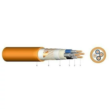 TŰZÁLLÓ KÁBEL NHXH E90/FE180  5x2,5