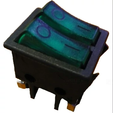 KB 132-002 DUPLA BILLENŐ ZÖLD-ZÖLD 02030