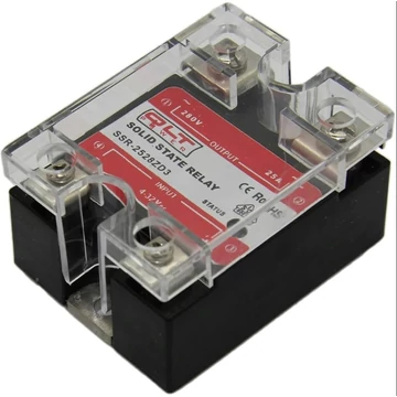 SZILÁRDTESTRELÉ  25A 230V vez:90-250V AC