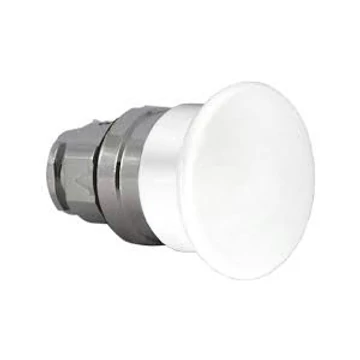 ZB4-BW413 NYOMÓFEJ GOMBAFEJŰ FEHÉR