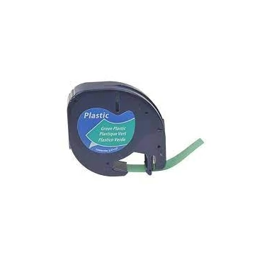FELIR.SZALAG 12mm DYMO FEHÉR-ZÖLD     4m