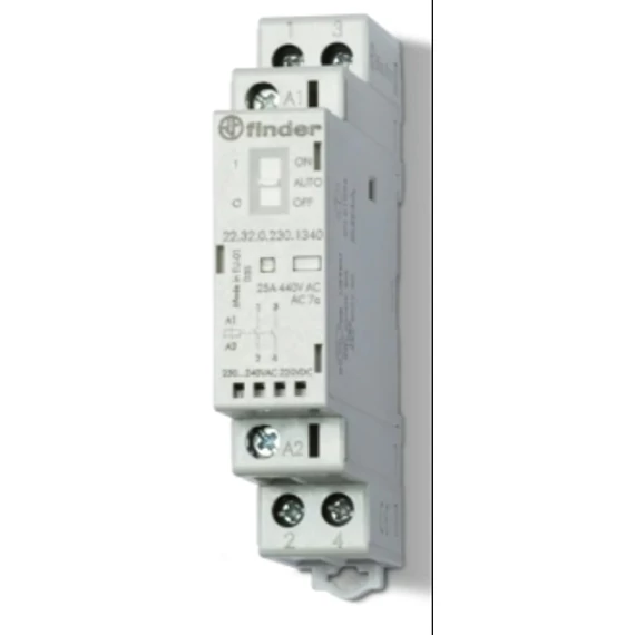 KONTAKTOR  24V 25A 2záró      (24V AC/DC)  FINDER
