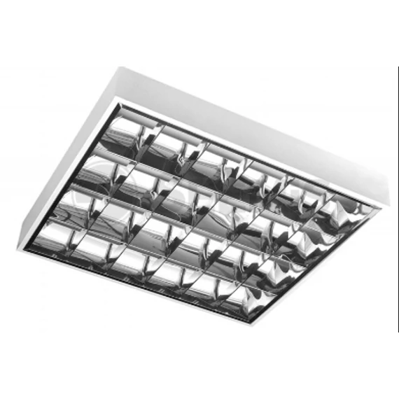 ARM. 4x18W MENNY. TÜKRÖS --> LED-csőhöz (nem tartozék)   600x600mm