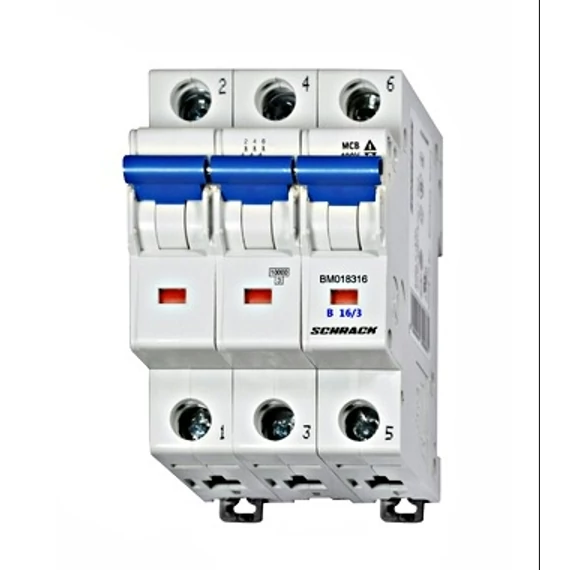 SCHRACK KISMEGSZ. 3P B 16A 10kA BM018316