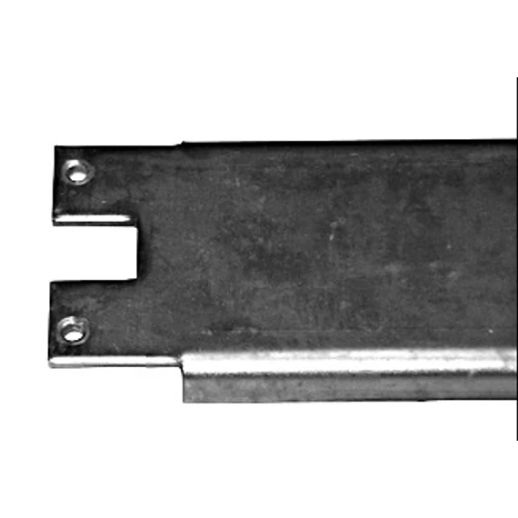 Szerelőlap, 3 mérőhely széles, 294mm magas