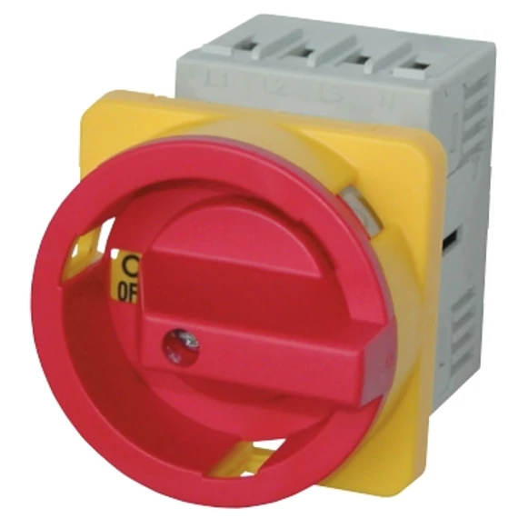 SCHRACK Vész-ki fokapcsoló 0-1,  4p 63A/AC23 22kW