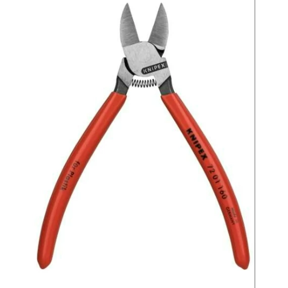 KNIPEX OLDALVÁGÓ 180mm hornyolás nélkül  72 01 180