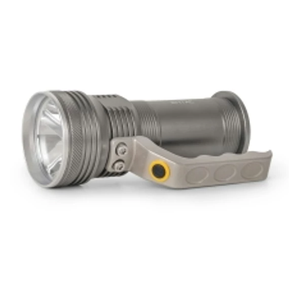 ZSEBLÁMPA ENTAC 5W ALU T6  IP65 2x18650 és fali töltő tartozék