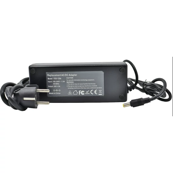 LED TÁPEGYSÉG  24V DC 120W 5A DUGVILLÁS