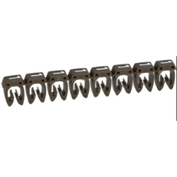 KÁBELJELÖLŐ CAB3  1,5  " 1 " BARNA
