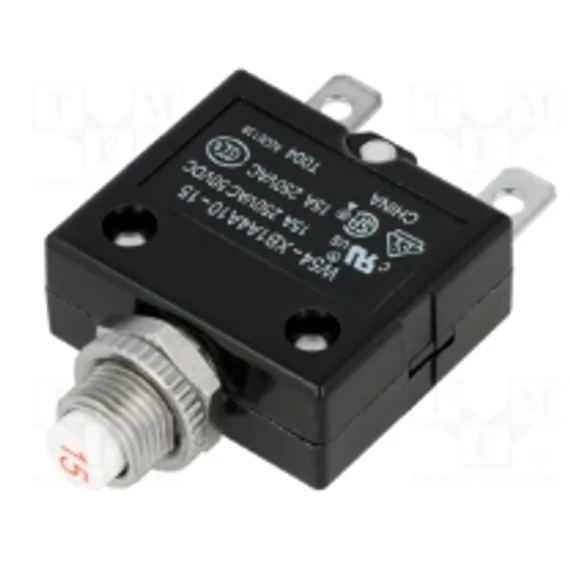 HŐKIOLDÓ BEÉPÍTHETŐ 15A 230VAC  50VDC  11,2mm-es furatba