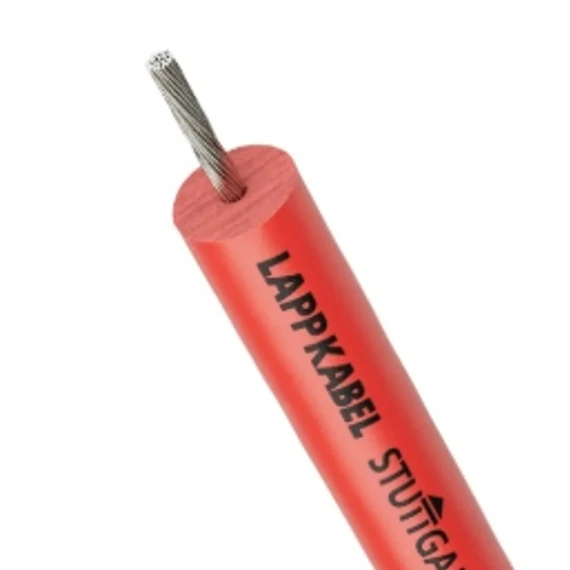 GYÚJTÓKÁBEL 1X1mm2 10Kv átm:7mm PIROS SZILIKON  -50-180°C