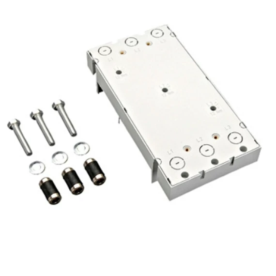 SCHRACK 60 mm-es gyujtosín adapter, 250A, MC2 3 pólusú megszakítóhoz