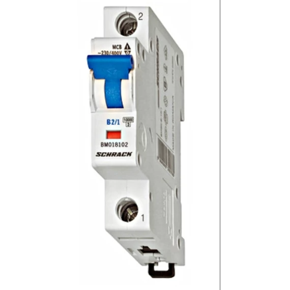 SCHRACK KISMEGSZAKÍTÓ 1P B 2A  6kA  BM618102