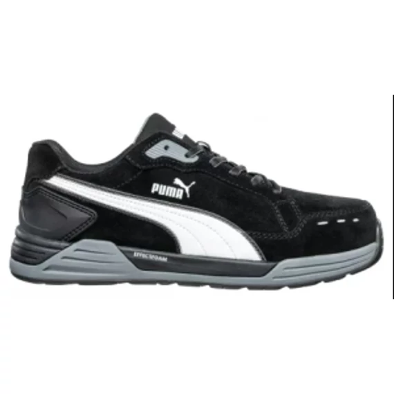 MUNKAVÉDELMI CIPŐ PUMA - S3 FEKETE 44-es!  (Airtwist Black Low HRO SRC)