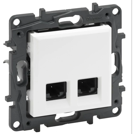 NILOÉ UTP ALJZAT DUPLA FEHÉR CAT5E 863160