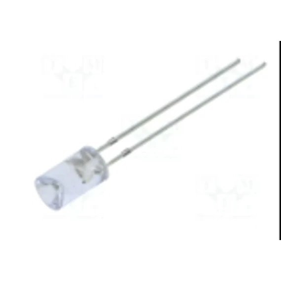 LED 5mm KÉK 5V 220-330mcd ÁTLÁTSZÓ