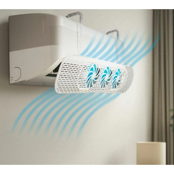 Légterelő műanyag klímához - 55-88 cm ventilátoros