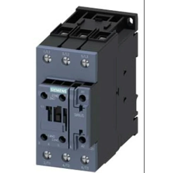 SIEMENS MÁGNESKAPCSOLÓ 3RT2036... 230V AC 22kW NO+NC