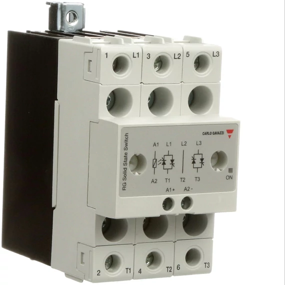 SZILÁRDTESTRELÉ  25A 42...660V AC AC vez:5...32V DC 3F SÍNRE