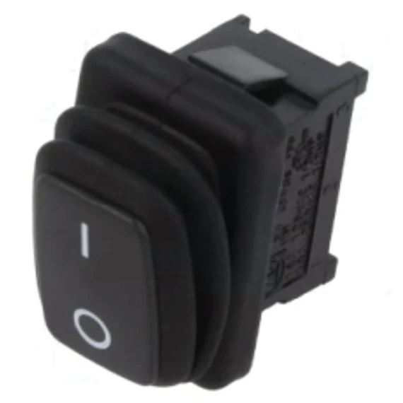 ROCKER KAPCSOLÓ ON-OFF 10A/250VAC vagy 6A/28VDC IP65!!  20x13mm
