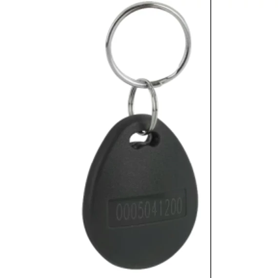 KAPUTELEFONHOZ KÁRTYA (RFID 125kHz) KULCSTARTÓS - FEKETE